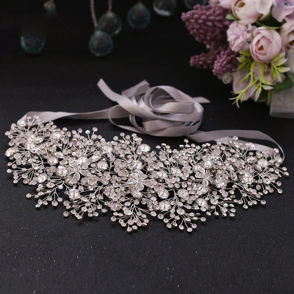 Bridal Luxury Rhinestone Alloy Belt Accessories