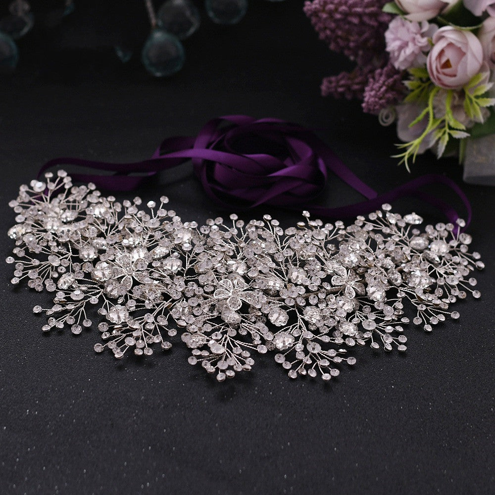 Bridal Luxury Rhinestone Alloy Belt Accessories