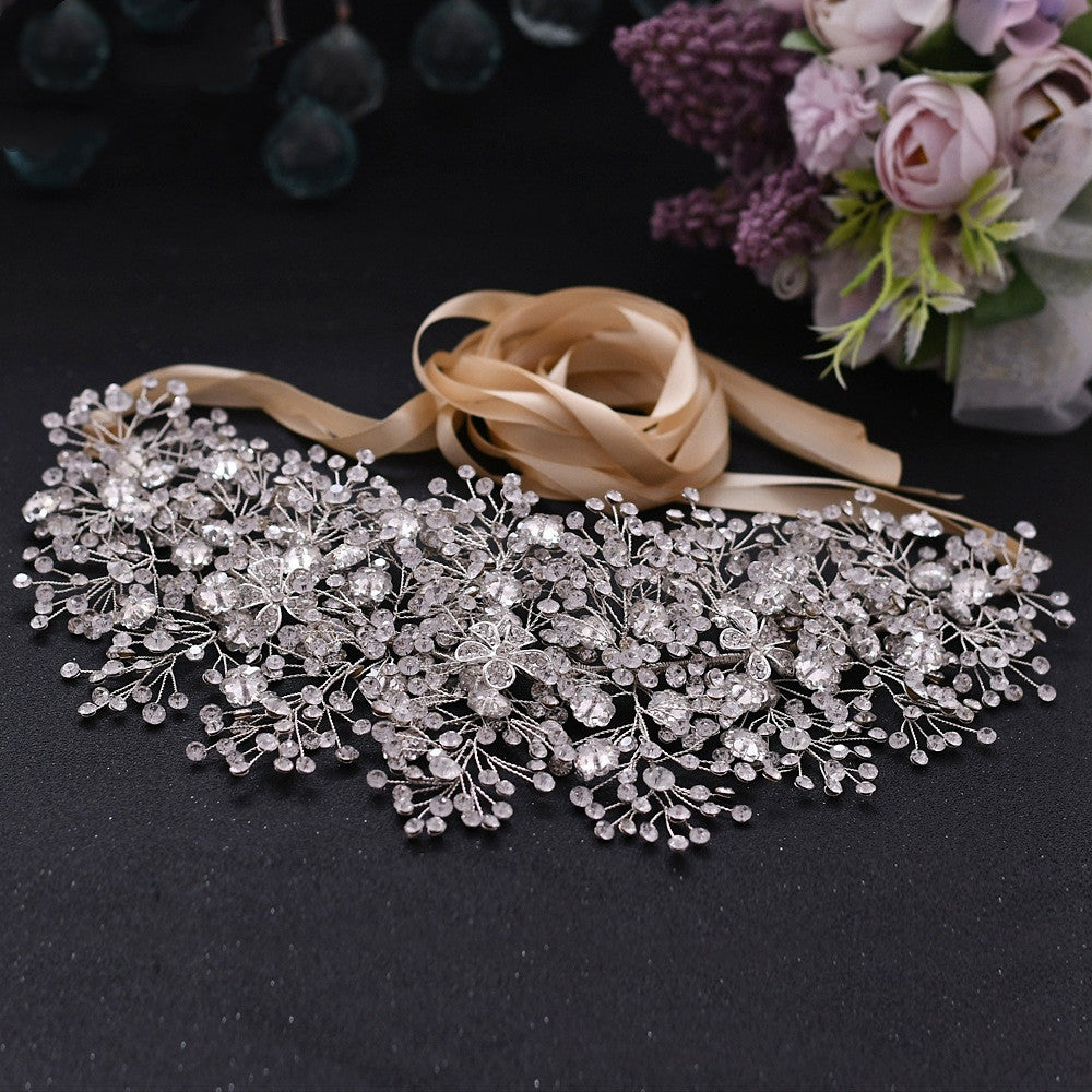 Bridal Luxury Rhinestone Alloy Belt Accessories