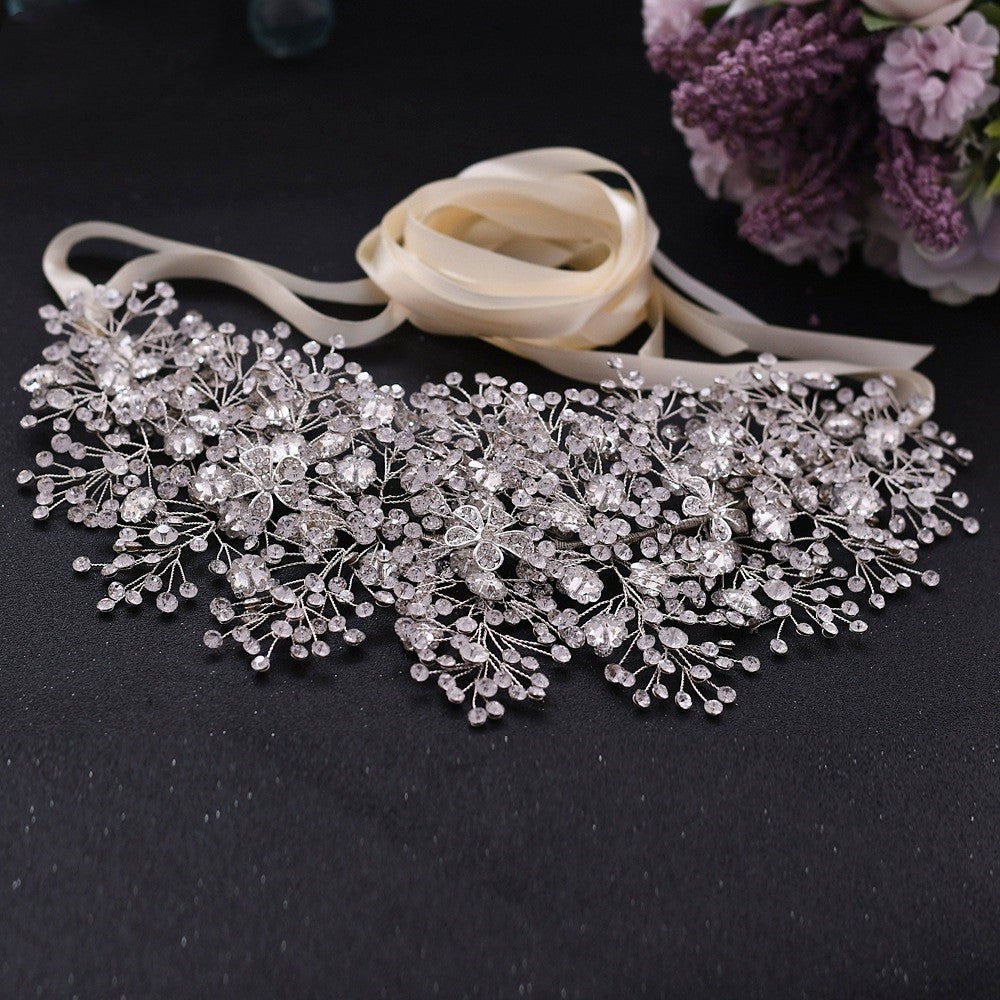 Bridal Luxury Rhinestone Alloy Belt Accessories