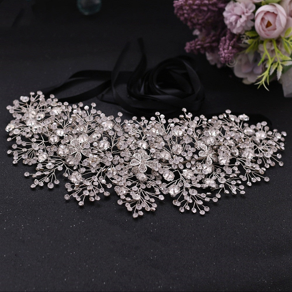 Bridal Luxury Rhinestone Alloy Belt Accessories