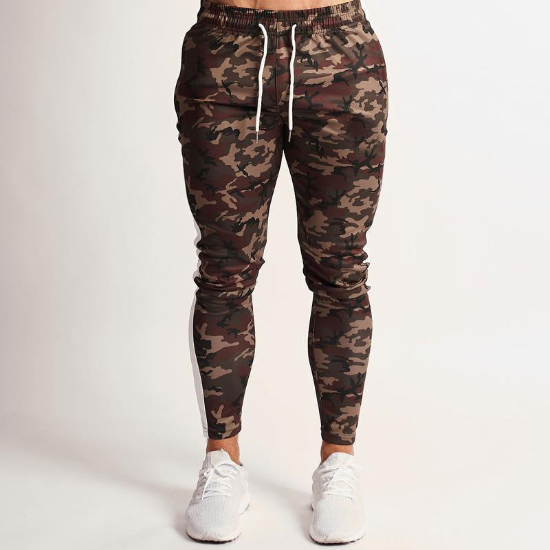 European and American Camouflage Sweatpants Men's Fitness Pants