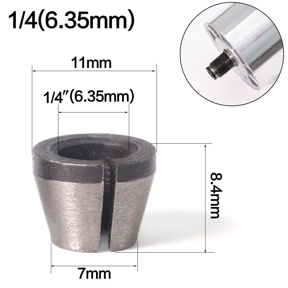 Conversion Set 6mm1 48mm Chuck Trimming Machine Milling Cutter Accessories Jacket