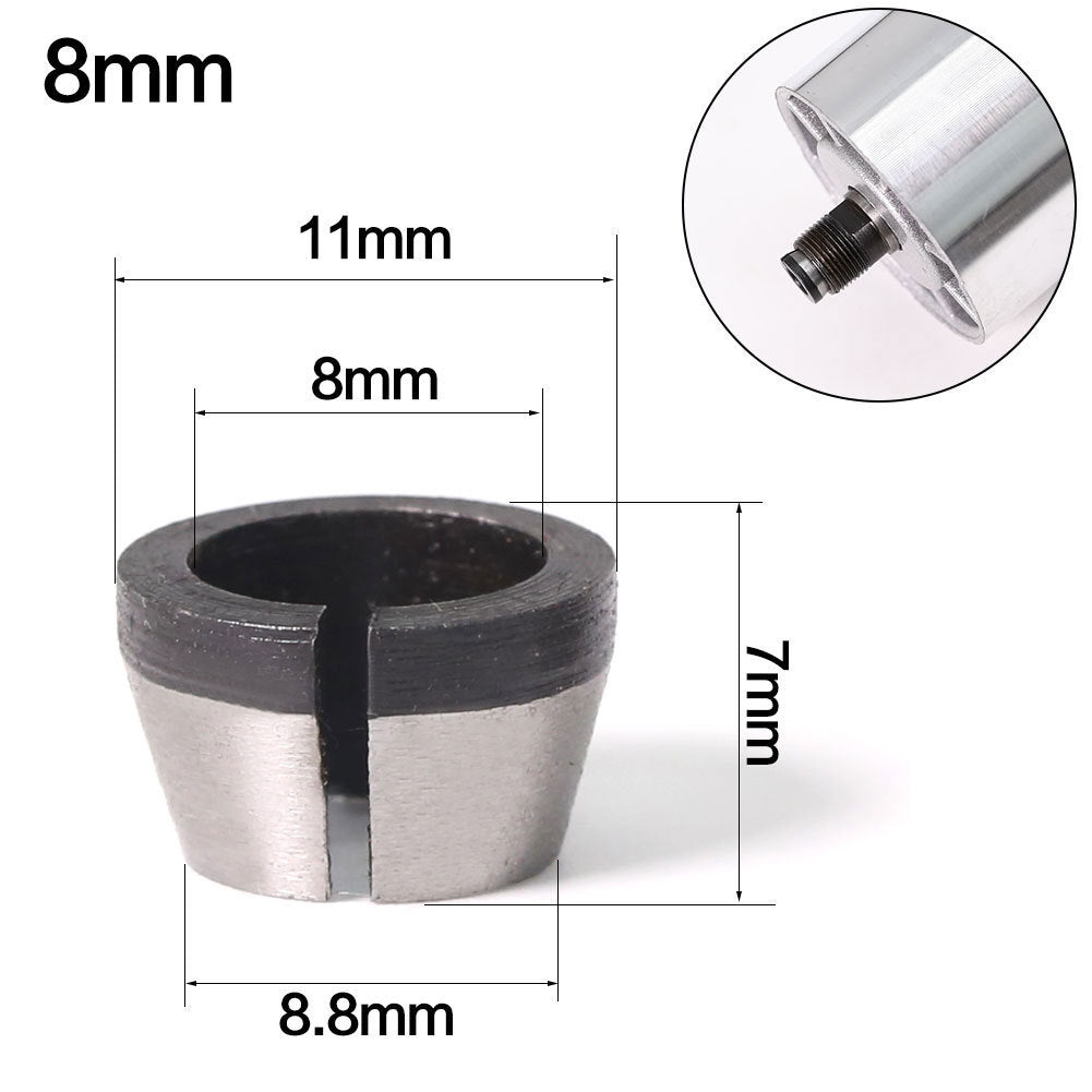 Conversion Set 6mm1 48mm Chuck Trimming Machine Milling Cutter Accessories Jacket