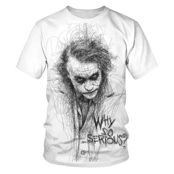 Joker 3D printed T-shirt