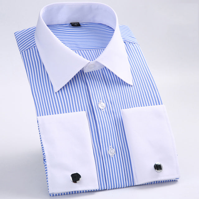 Cuff Shirt Business Shirt Stripes