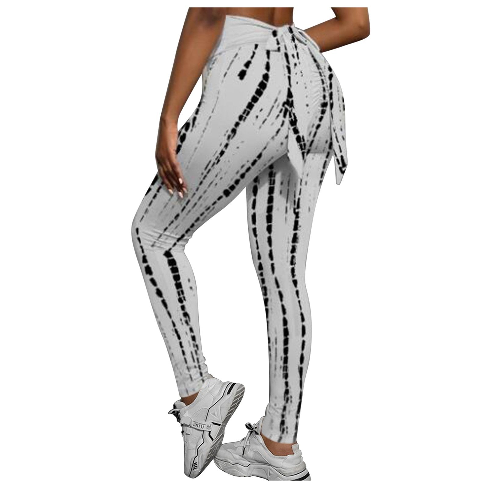 Women 3D Printed Bandage Yoga Pants Sports Female High Waist Elastic Stretch Fitness Running Leggings