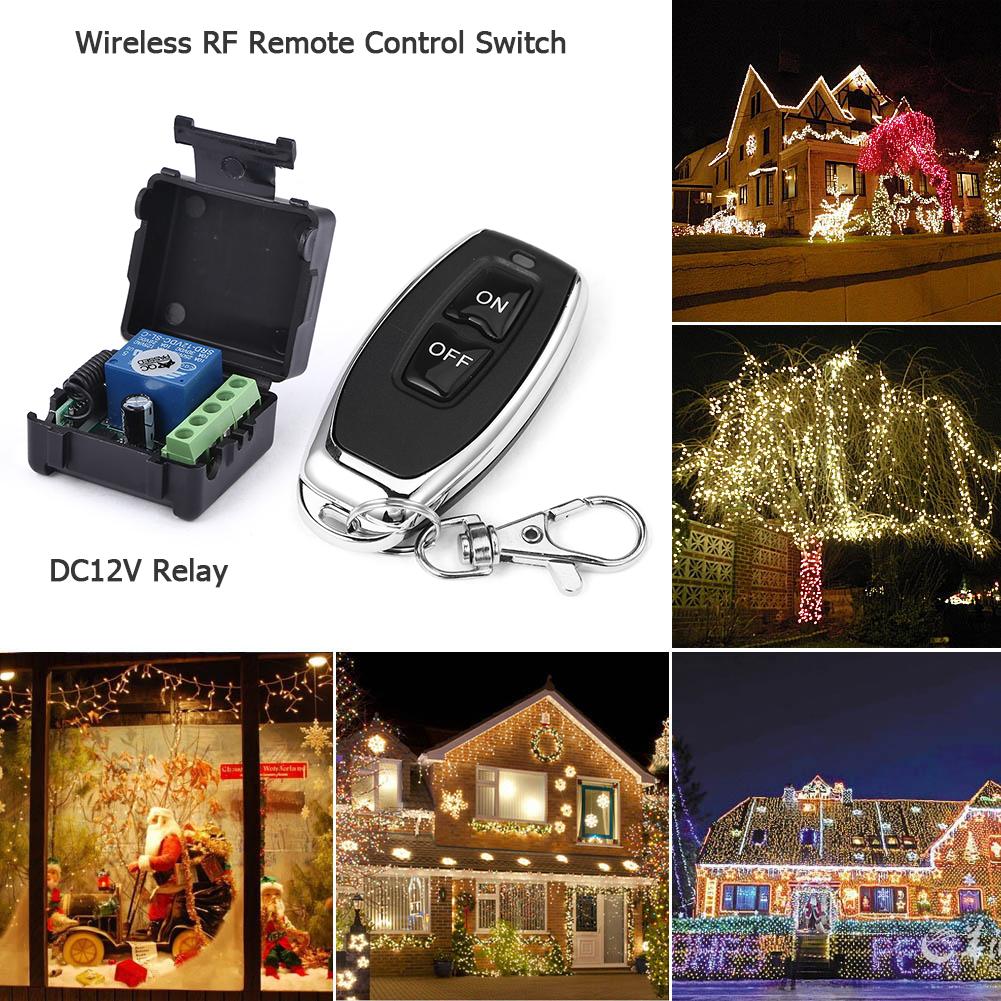 Dc 24 12v Single-channel Wireless Remote Control Switch Car Access Control