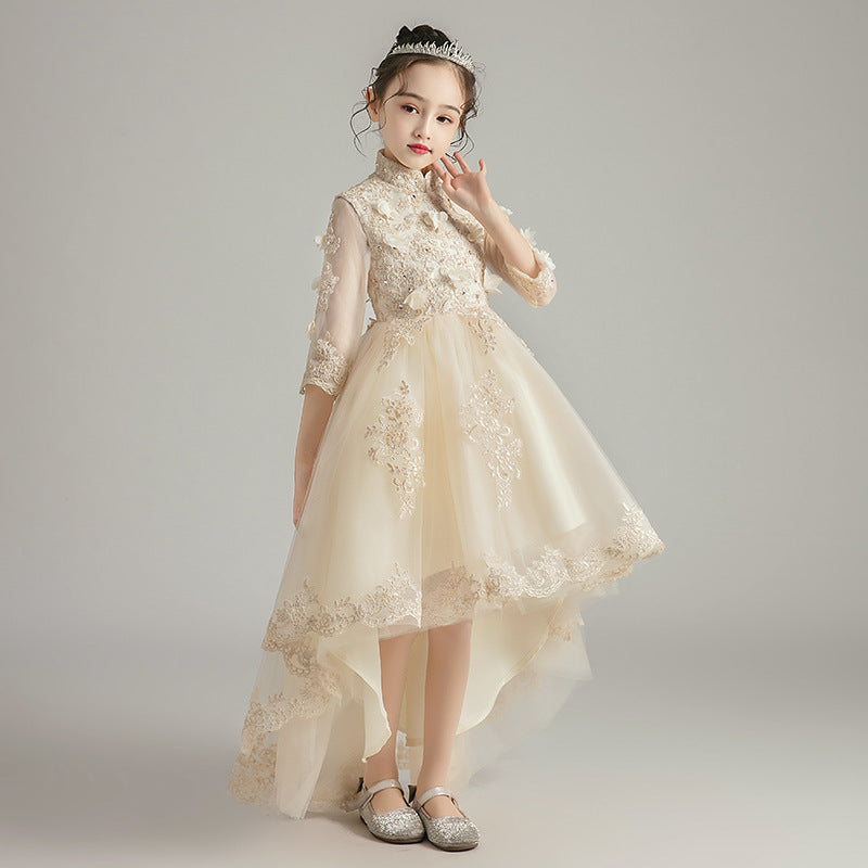 Children's Dress Princess Dress Girls Fluffy Gauze Flower