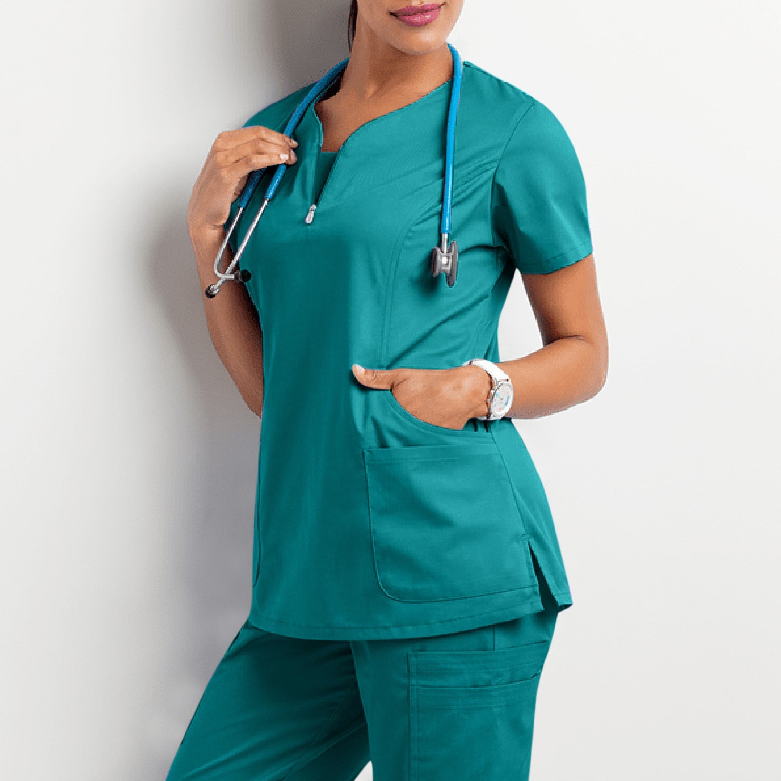 Operating Room Short-Sleeved Hand-Washing Clothes Female Skin Management Overalls