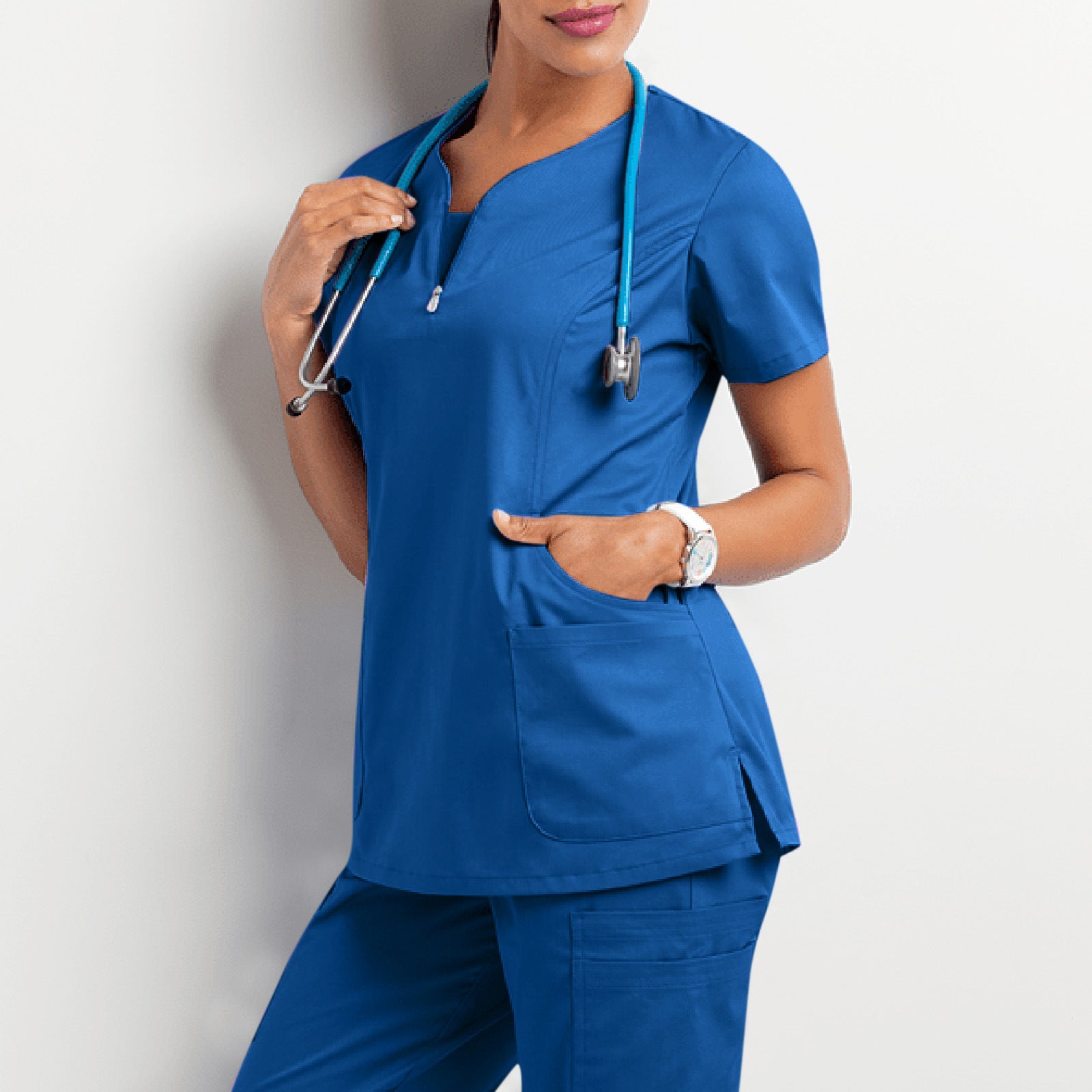 Operating Room Short-Sleeved Hand-Washing Clothes Female Skin Management Overalls