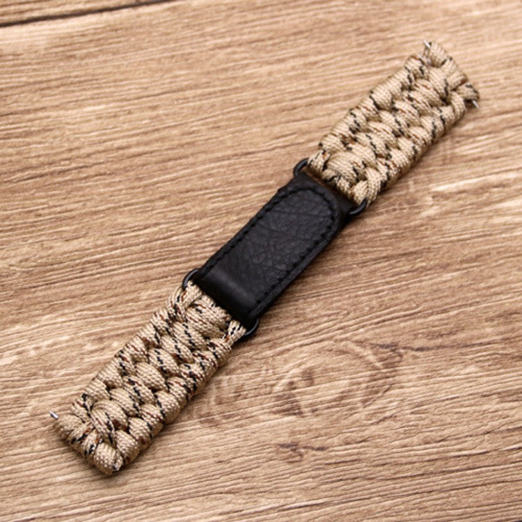 Sport Braided Strap For Samsung Galaxy Watch 3, 41mm 45mm, Nylon, For Huewei Watch Gt 2E, Leather Rope Strap