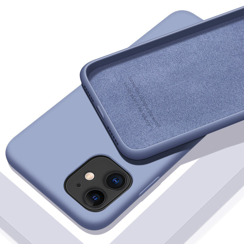 Mobile Phone Case Luxury Original Liquid Silicone Soft Cover