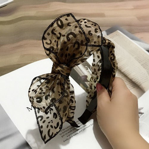 Headdress Fine Mesh Hairpin Broad Border Bow Tie Headband Lace Japan And South Korea Toothed Hairband Hair Hole Adult