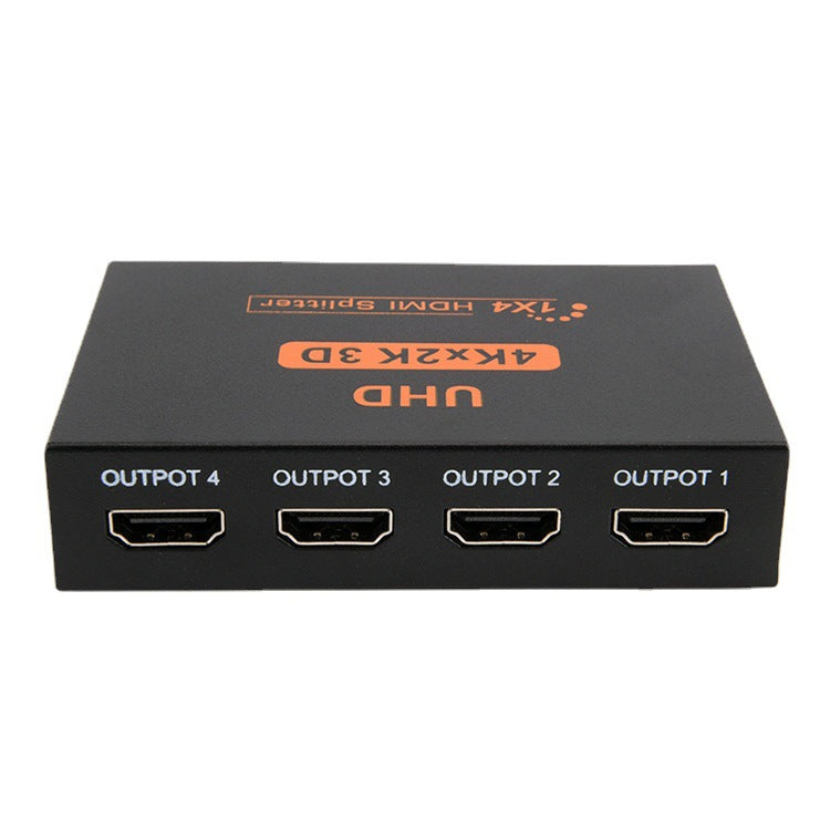 Split Screen 1 Point 4 Out Of High-definition Hdmi Splitter One Point To Four
