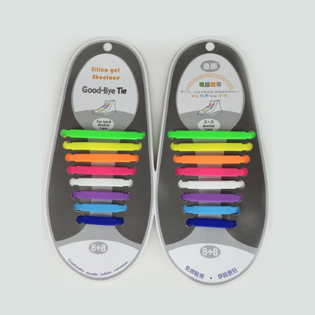 Lazy Shoelaces Free Tying Silicone Creative Color