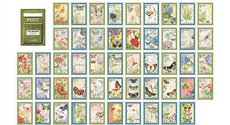 The Theme Of The Little Postman Series Stamps