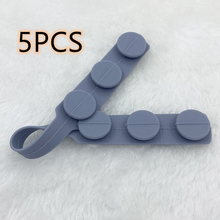 Silicone elastic cord extension strap