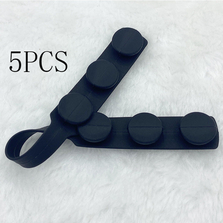 Silicone elastic cord extension strap