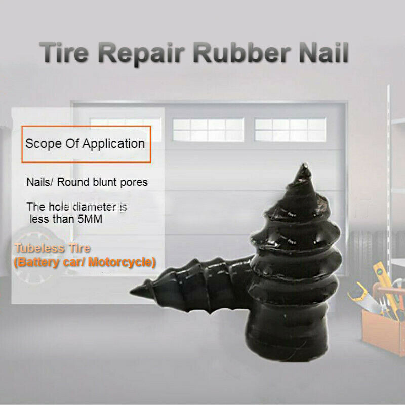 Motorcycle Tubeless Tire Repair Rubber Nails Without Disassembly Tire Repair