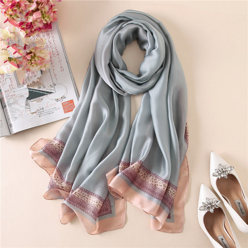 Classic Chiffon Small Long Western Fashion Mother Scarf