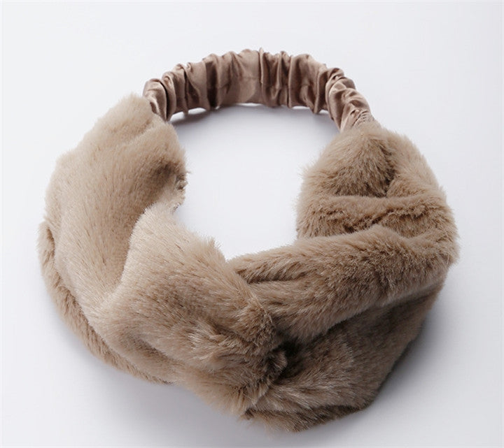 Simple Sweet And Cute Thickening Cross Wash Hair Band