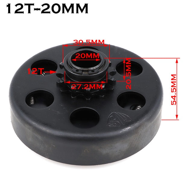 19mm 20mm GO Kart Fun Centrifugal Automatic Clutch 3/4" 10 \11\12\13\14\18Tooth 420\35\428 Chain for Karting Minibike engine