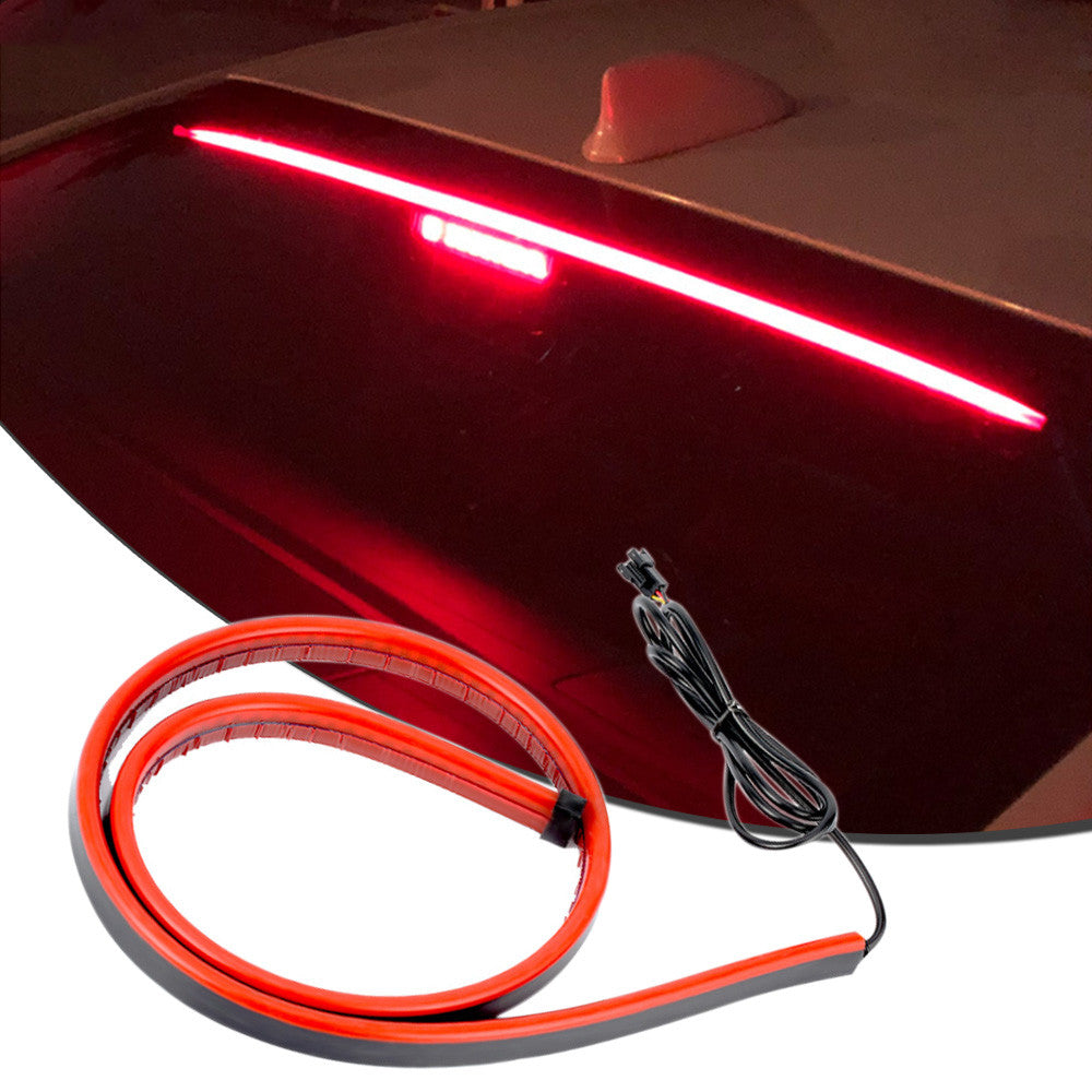 Car High-position Brake Light Rear Glass LED Decoration