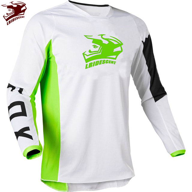 2021 IRIDESCENT FOX MTB Breathable Long Sleeve Summer Outdoor Off-road Mountain Bike Long-sleeved Downhill Bike Motorcycle