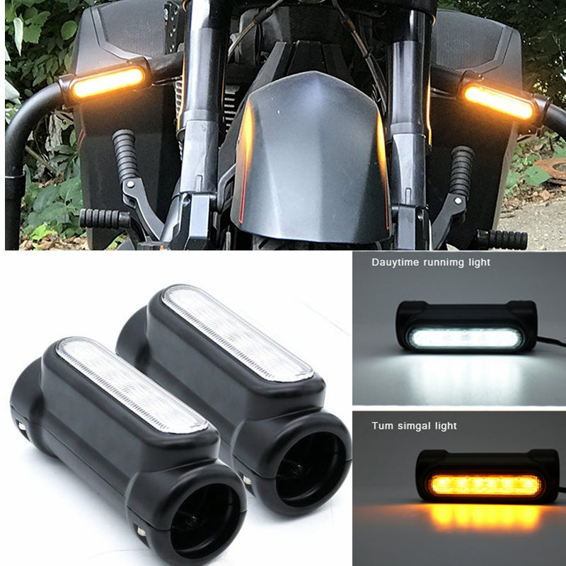 Motorcycle Retro Retrofit LED Aluminum Alloy Turn Light