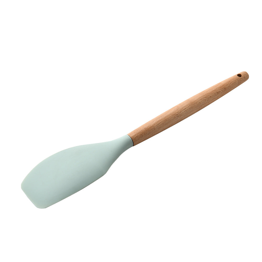 Silicone Kitchenware with Wooden Handle