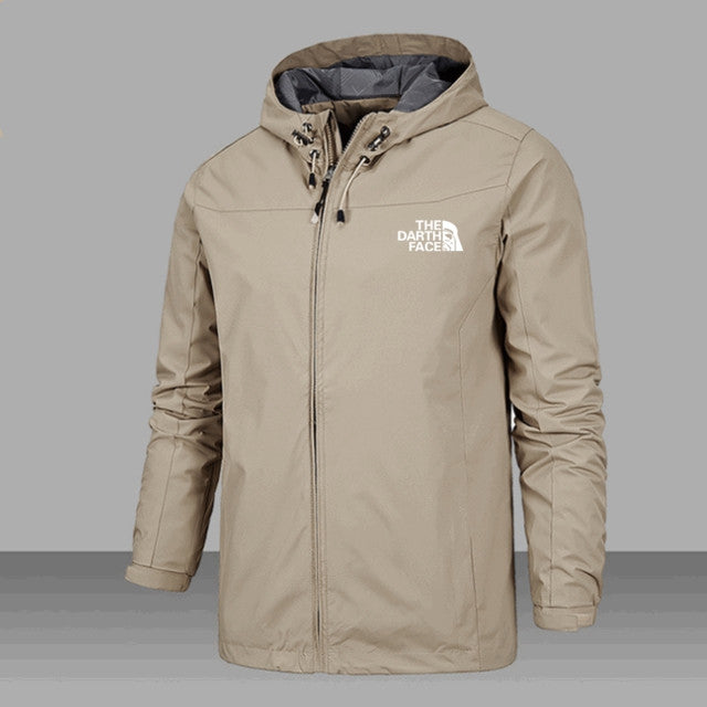 Hooded zipper waterproof jacket