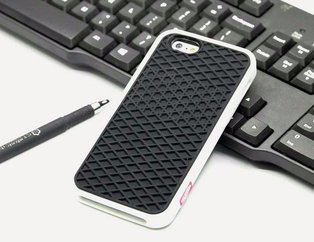 Waffle sole silicone phone case