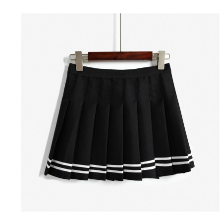 2021 Femmes Kawaii Vintage AA Taille Haute Plissée Jupe Femelle Japonais Harajuku Britannique Preppy Style Mignon Jupes Pour Femmes