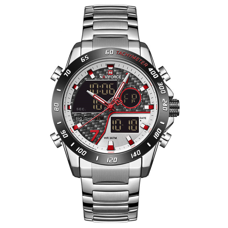 NAVIFORCE dual display quartz watch