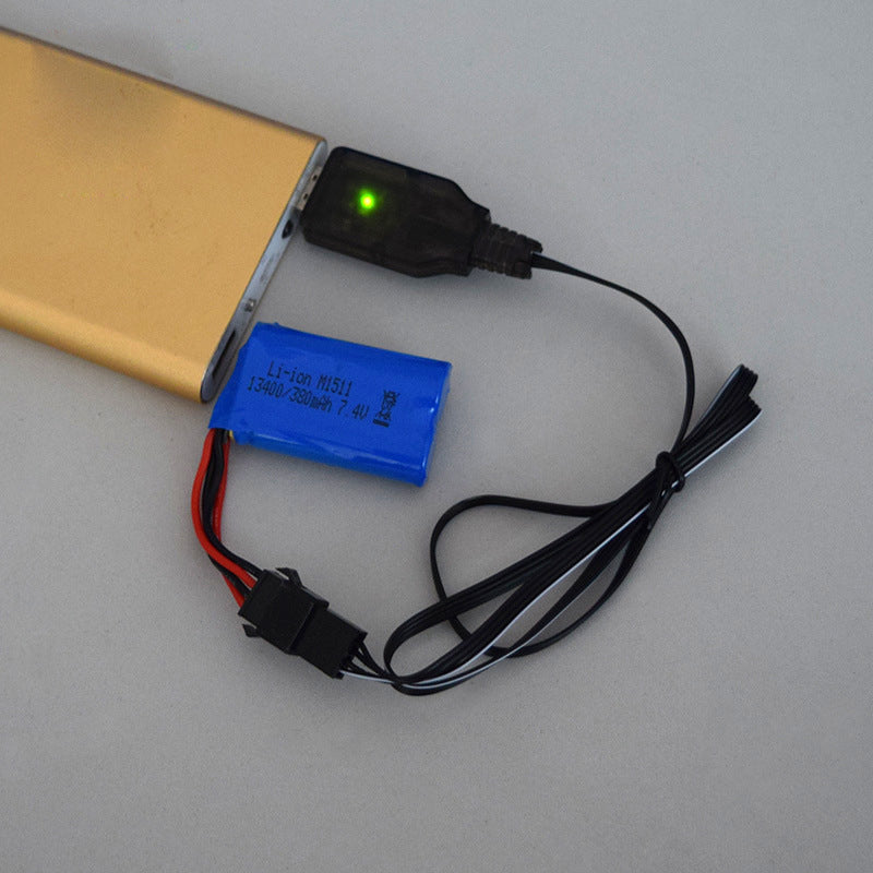 4-pin Lithium Battery Reverse Charger USB Cable