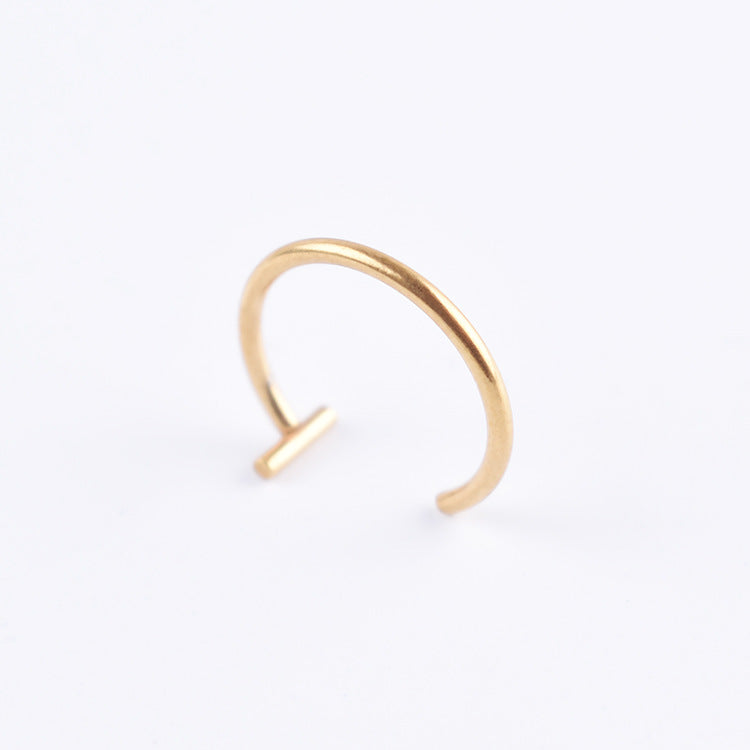 No hole false lip nail lip clip lip ring