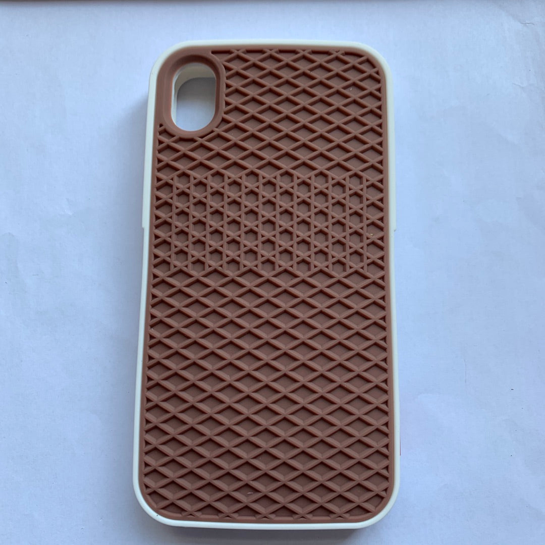 Waffle sole silicone phone case