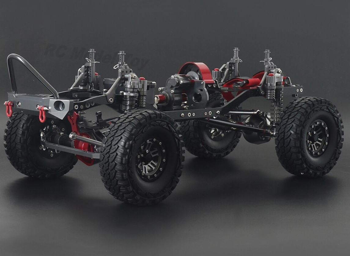 313mm Wheelbase Metal Chassis Set 4WD Rock Off-Road Assembled for 1/10 RC Crawler Car Truck SCX10