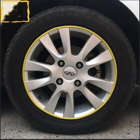 Car wheel trim strip wheel bumper strip scratch protection ring