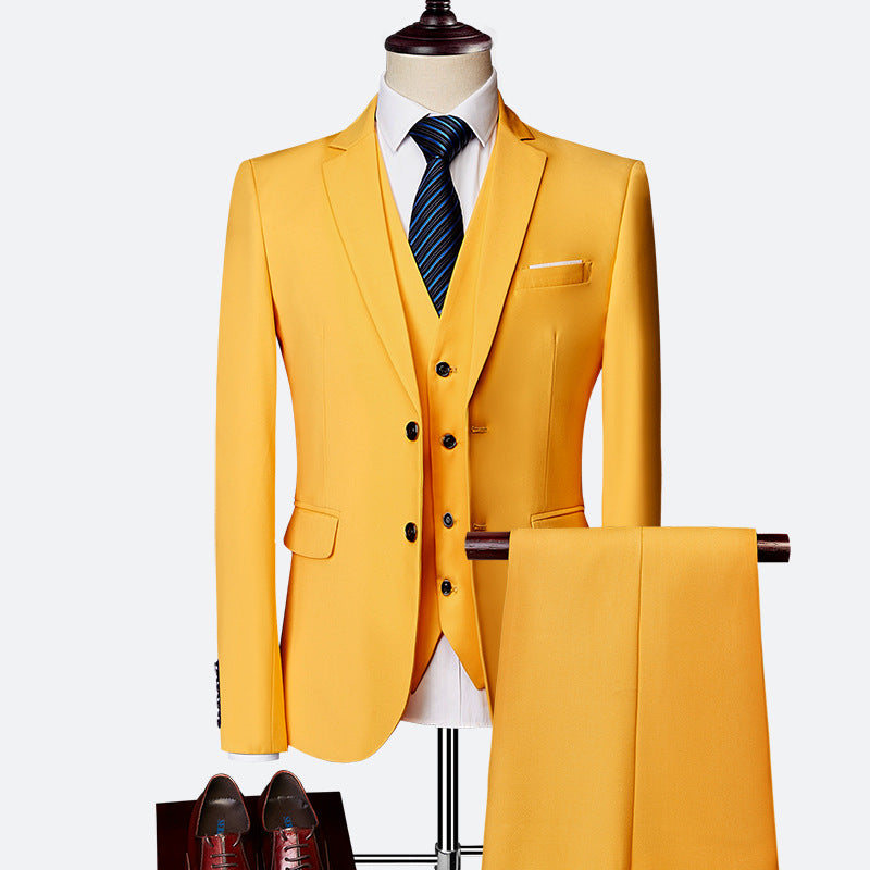 Suit three-piece suit