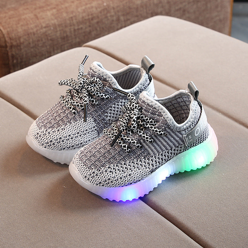 Luminous children's casual shoes