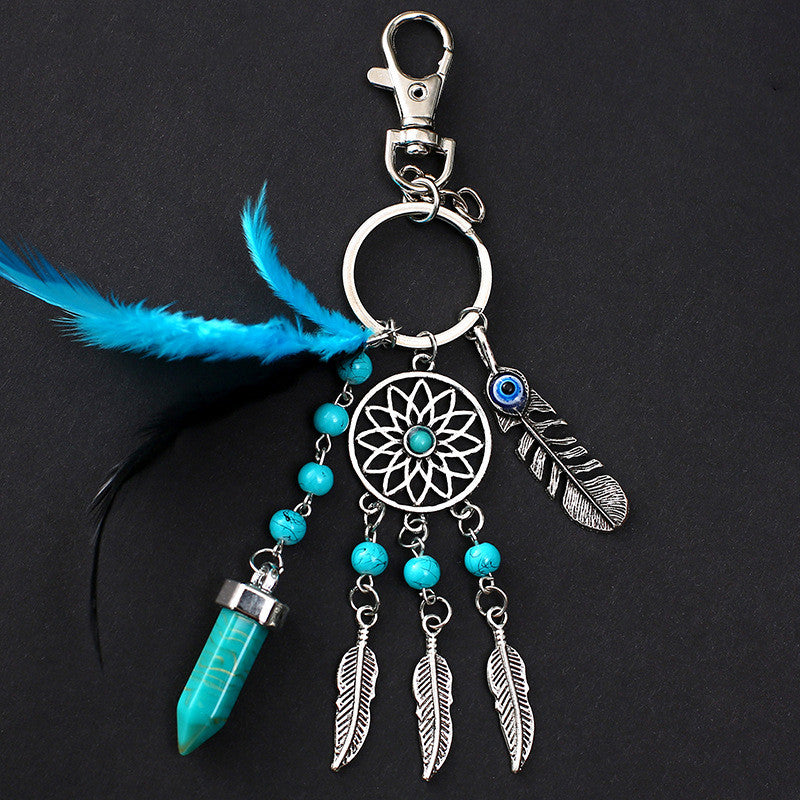 Dreamcatcher keychain pendant