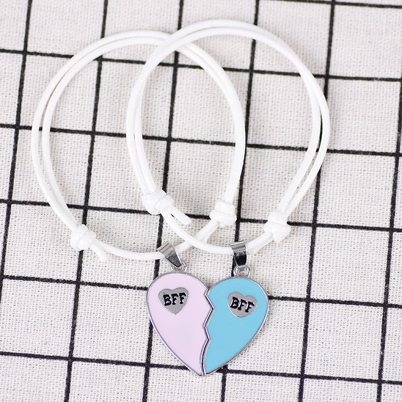 Good Friend Series Love Stitching Blue Bracelet