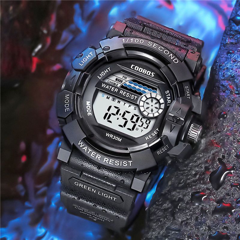Waterproof Sports Electronic Adult Boy Luminous Men's And Women's Watch