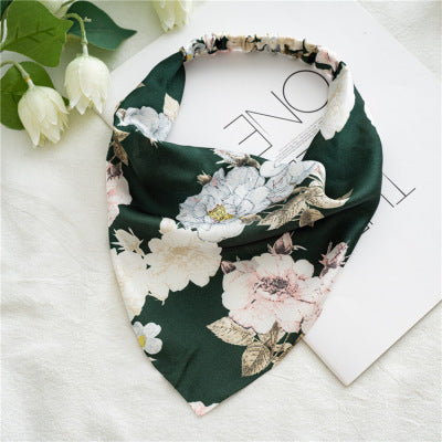 Stretch Big Flower Elasticated Headband Girl