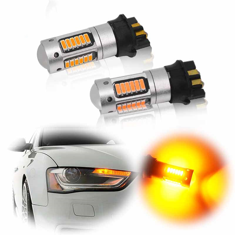 Car Daytime Running Light PW24W 4014 30SMD Led Steering