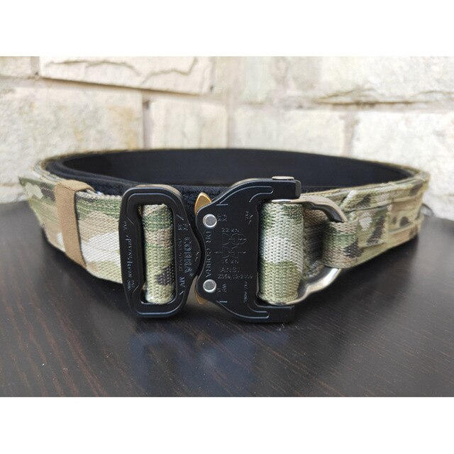 3.8cm Original Cobra Buckle Tactical MOLLE Drop Belt Military, Hunting, Shooting, Combat, Multi-Functional Outdoor