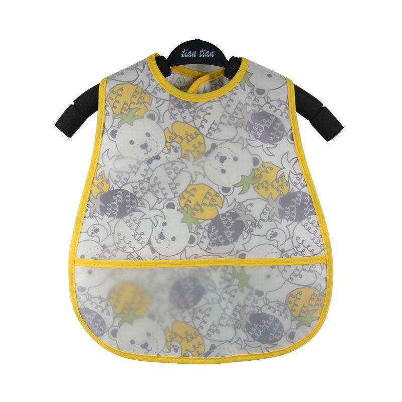 Baby eating bib girl baby waterproof children male painting apron