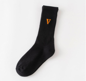 Popular logo hip-hop long tube cotton socks